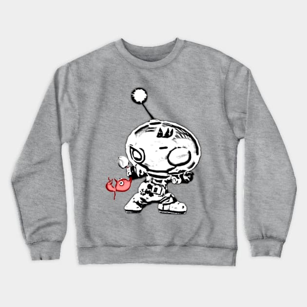 Banksy pikmins Crewneck Sweatshirt by MrDevelover